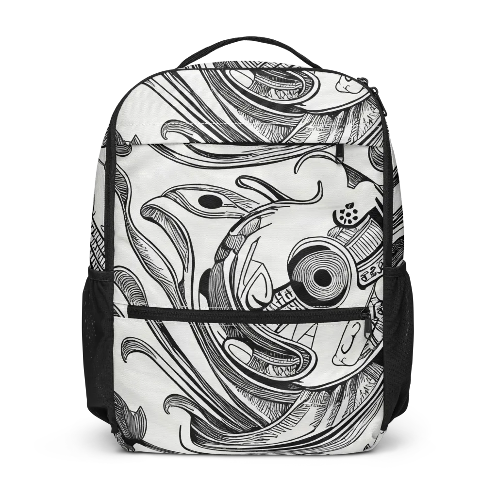 Rhythmic Riddle on Utility Backpack — Front