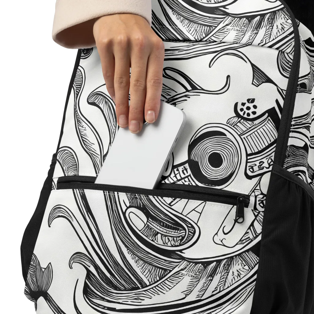 Rhythmic Riddle on Utility Backpack — Product details