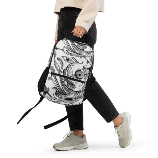 Rhythmic Riddle on a Utility Backpack