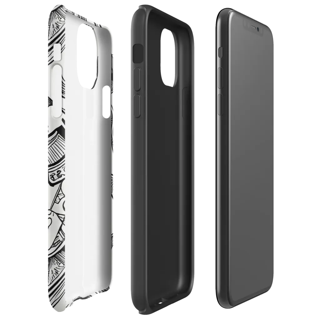 Rhythmic Riddle on Tough Case for iPhone® — Right