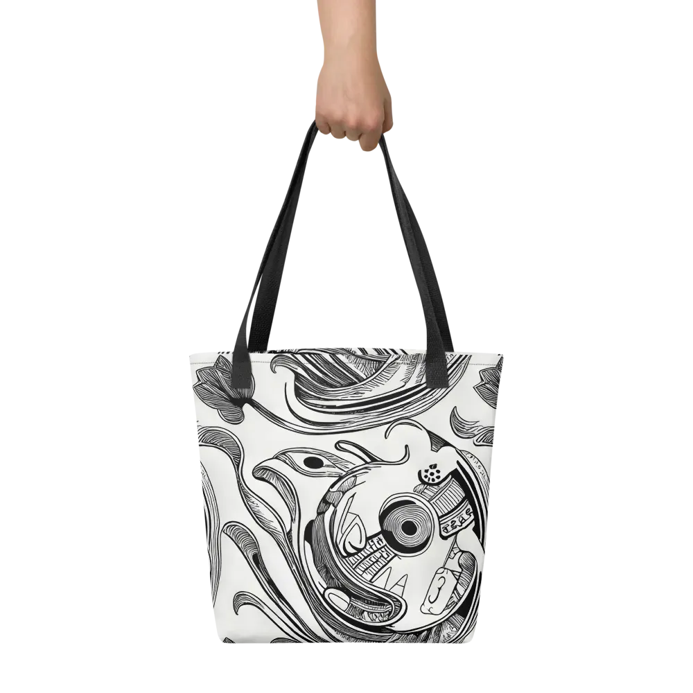 Rhythmic Riddle on Tote Bag — Front