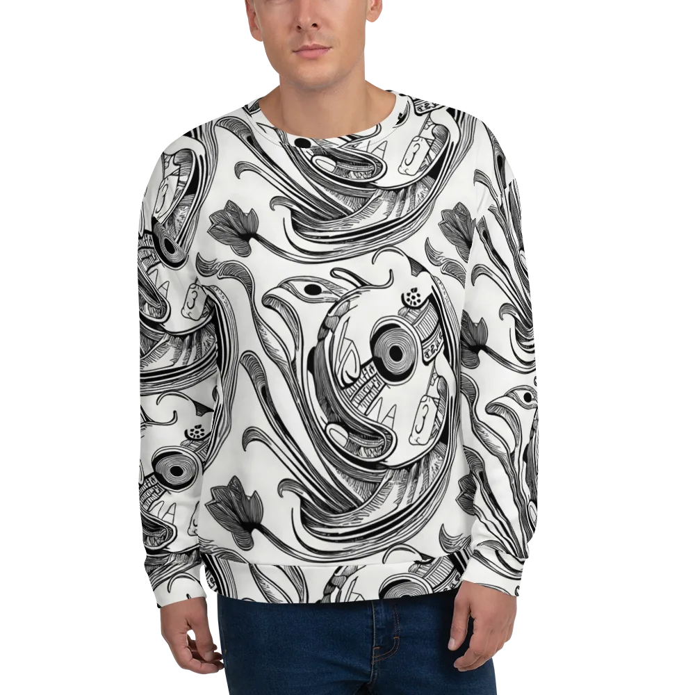 Rhythmic Riddle on Sweatshirt — Front