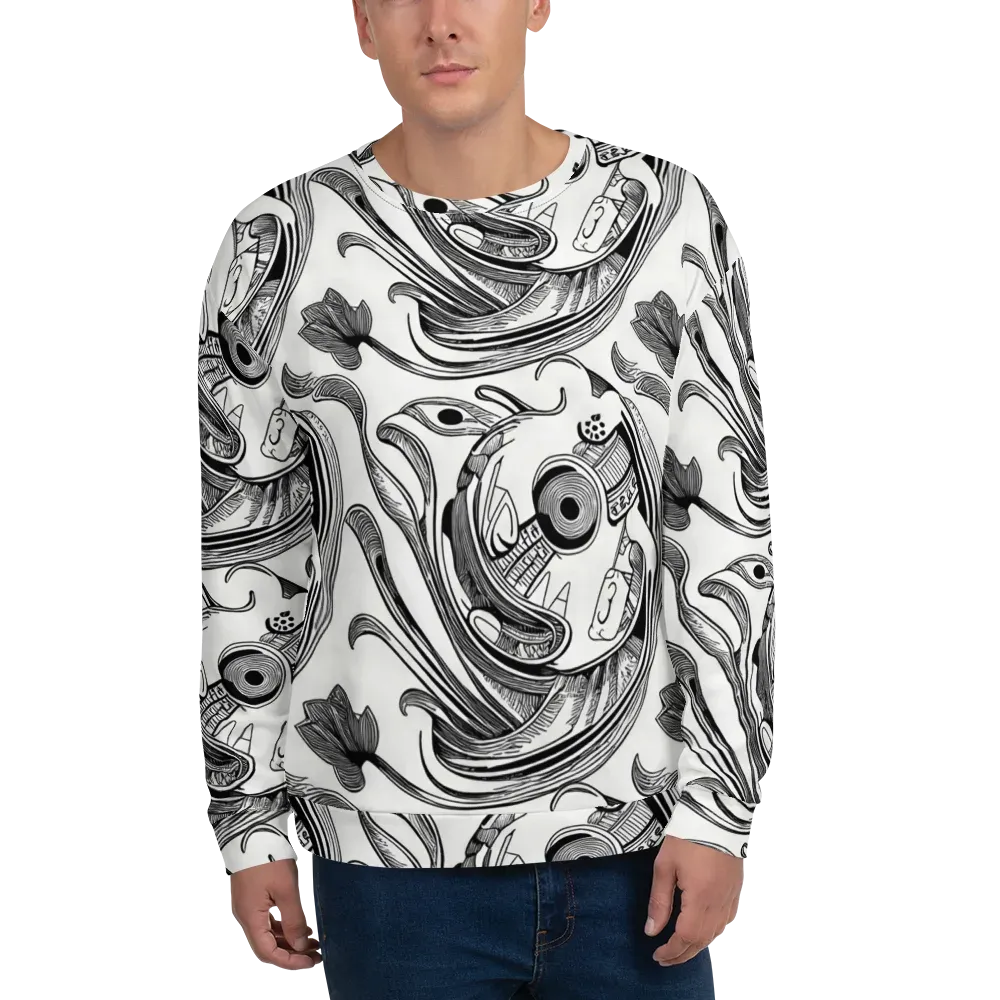 Rhythmic Riddle on Sweatshirt — Front
