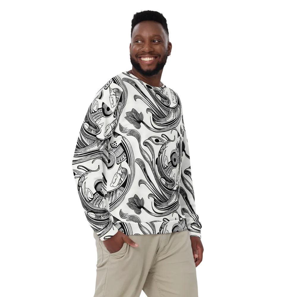 Rhythmic Riddle on Sweatshirt — Front