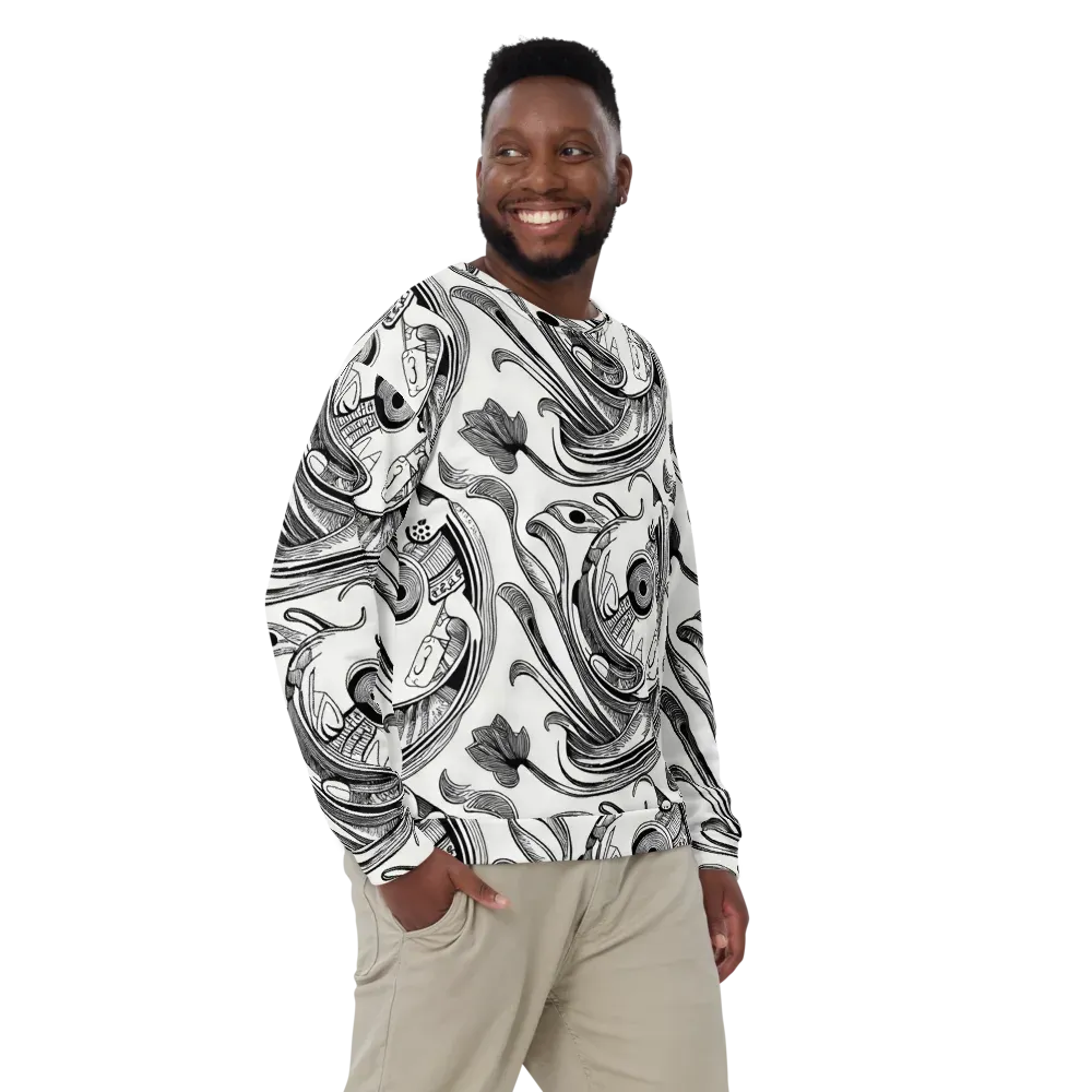 Rhythmic Riddle on Sweatshirt — Front