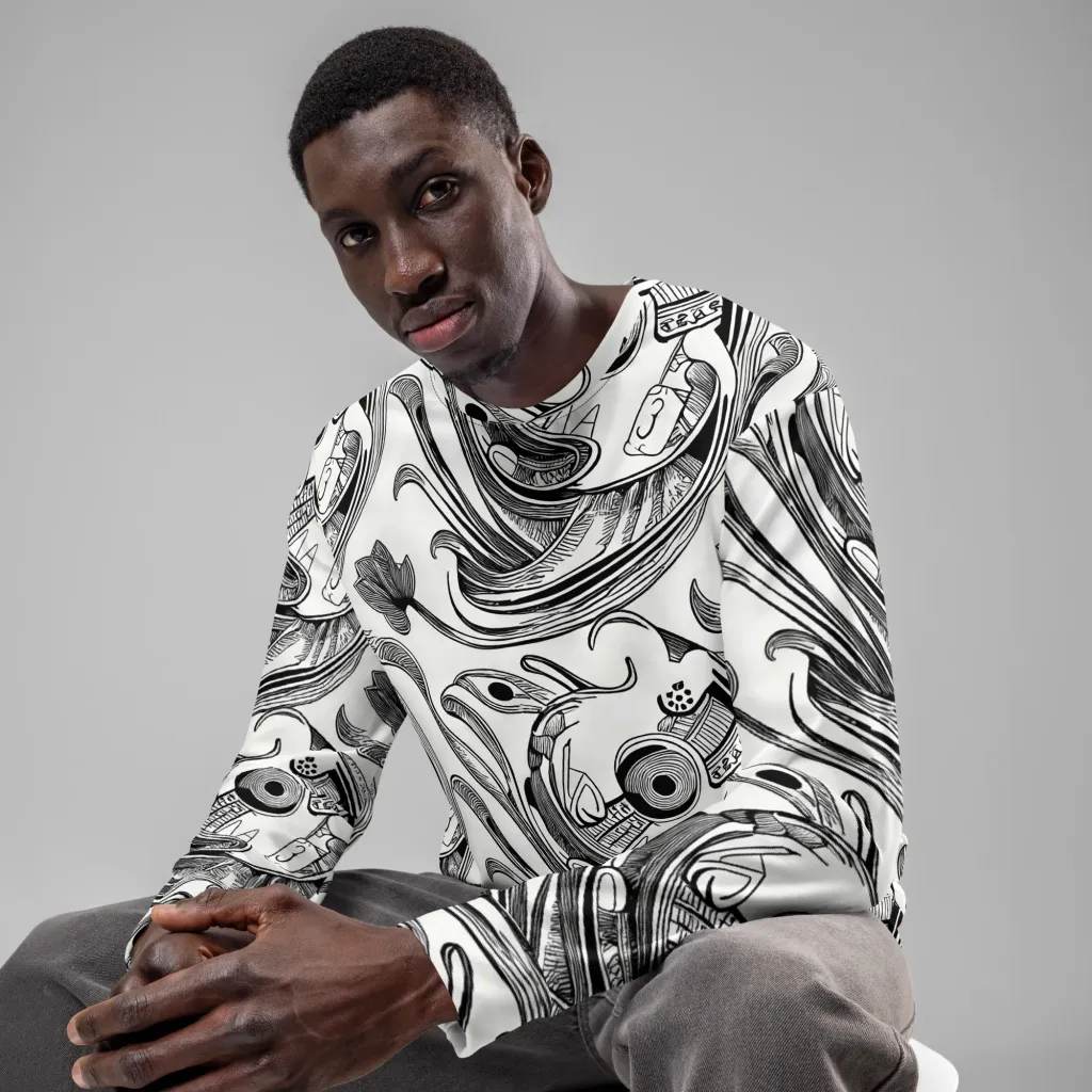 Rhythmic Riddle on Sweatshirt — Front