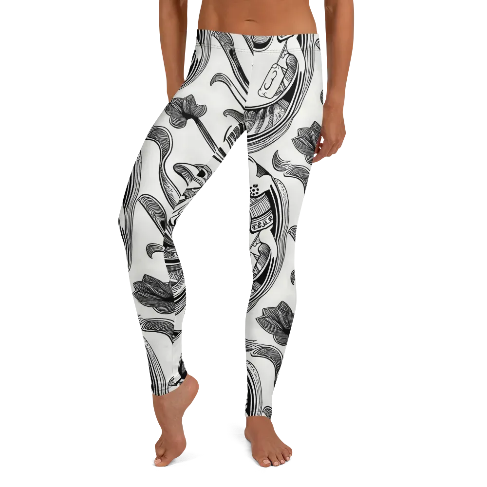 Rhythmic Riddle on Leggings — Front