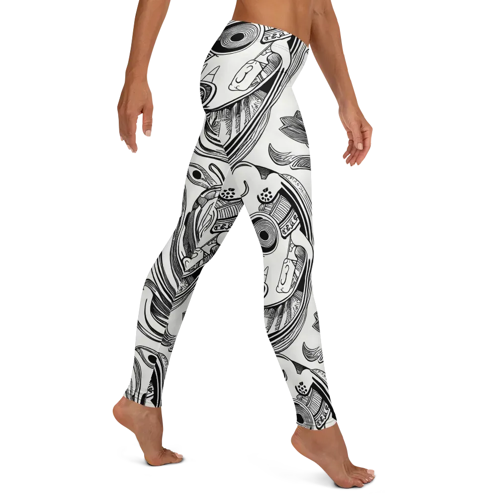 Rhythmic Riddle on Leggings — Right