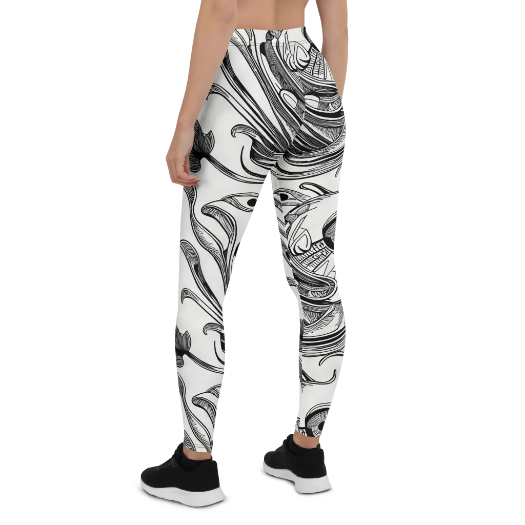 Rhythmic Riddle on Leggings — Back
