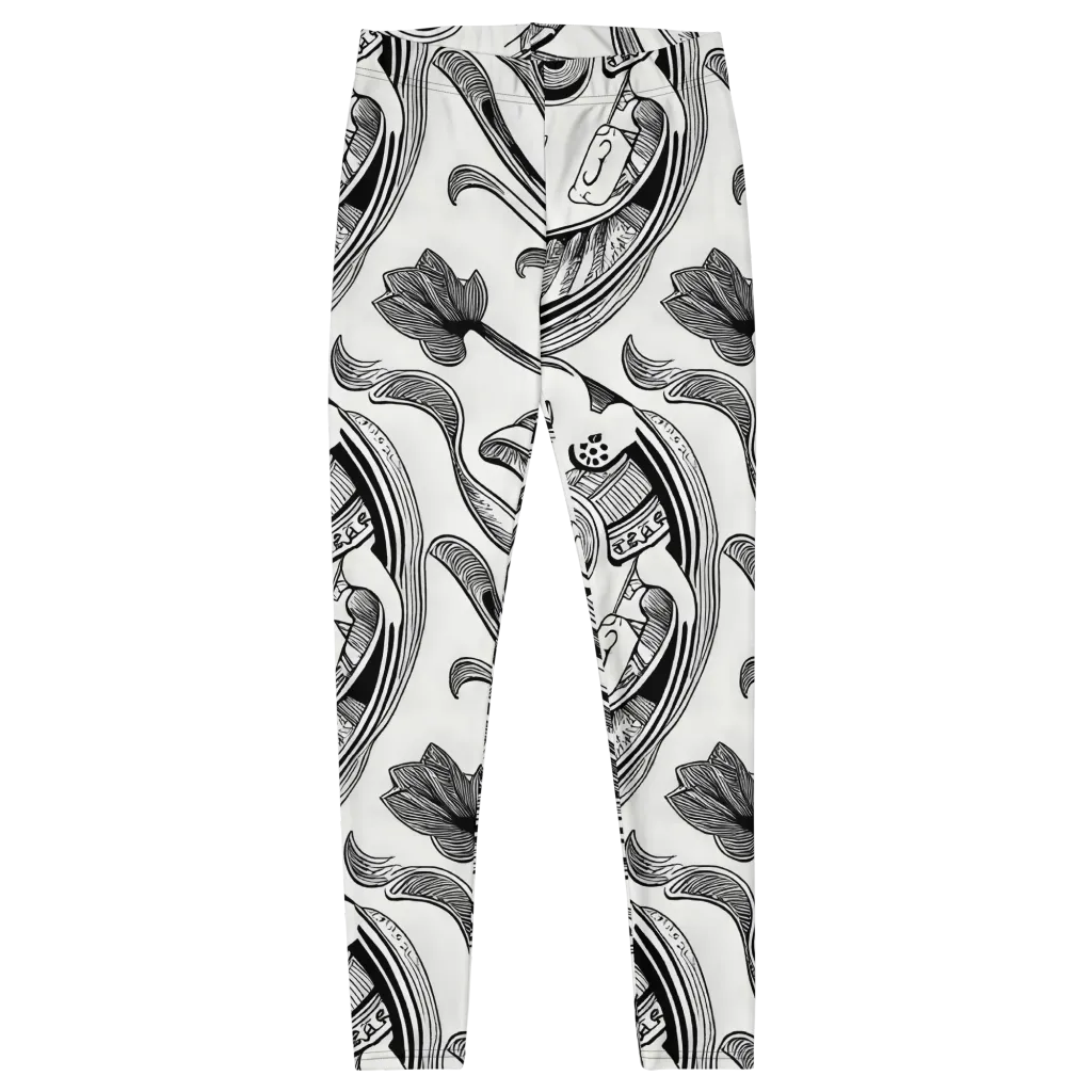 Rhythmic Riddle on Leggings — Front