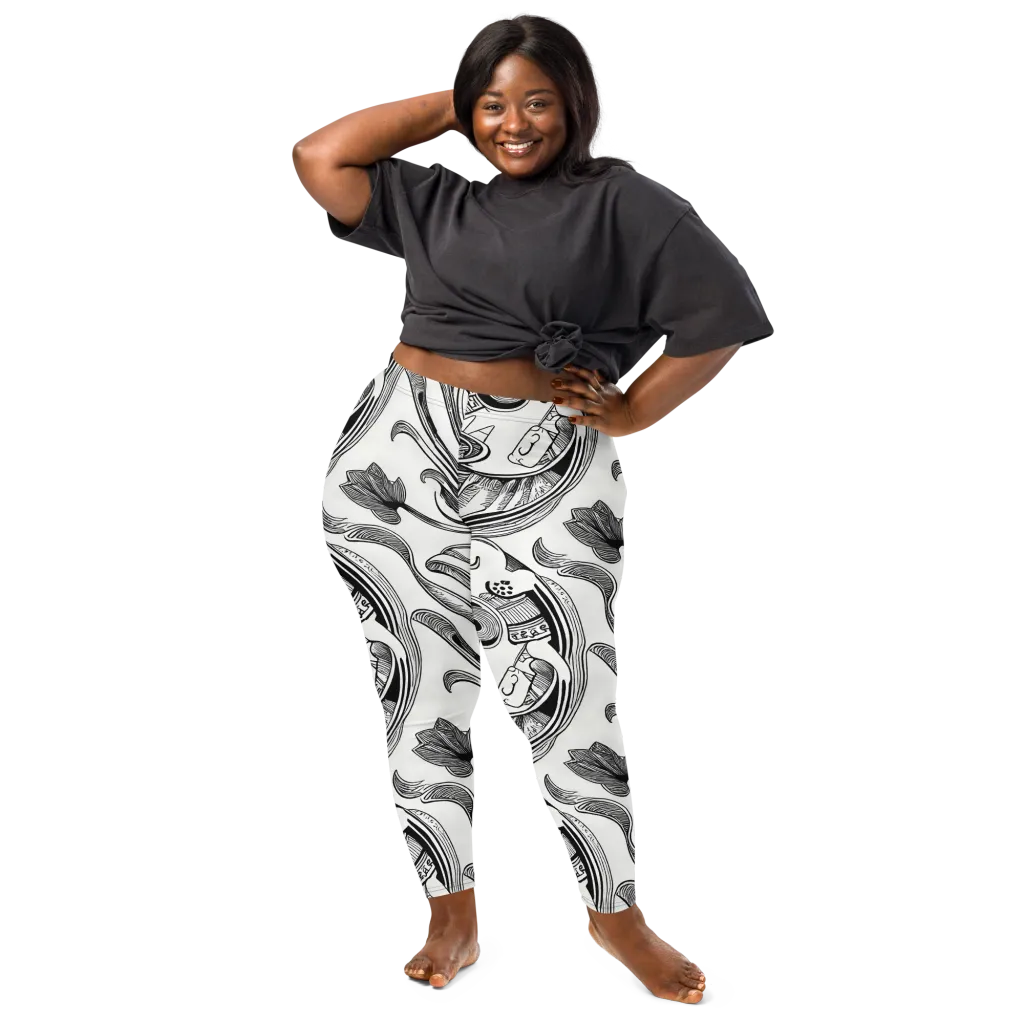 Rhythmic Riddle on Leggings — Front