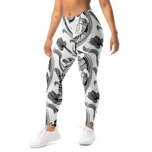 Rhythmic Riddle on a Leggings