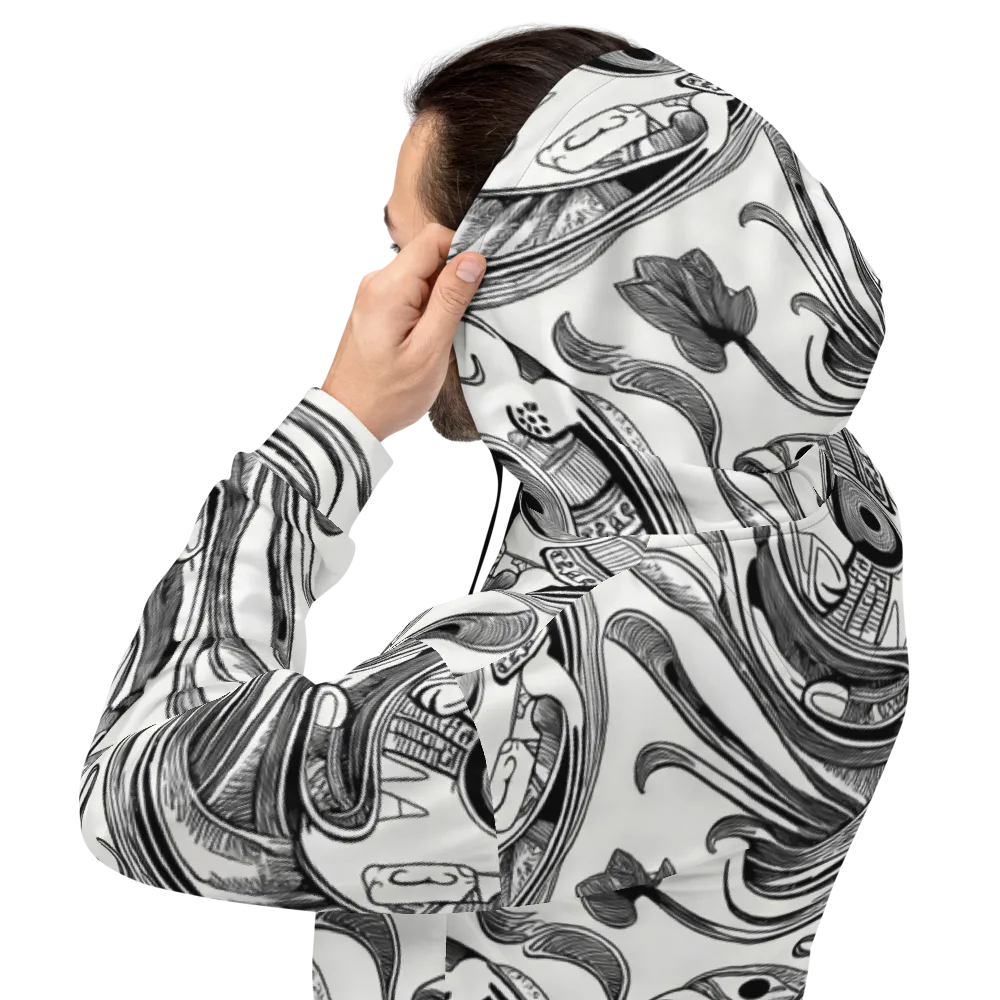 Rhythmic Riddle on Hoodie — Back