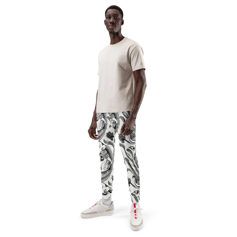 Rhythmic Riddle on Men's Joggers — Front