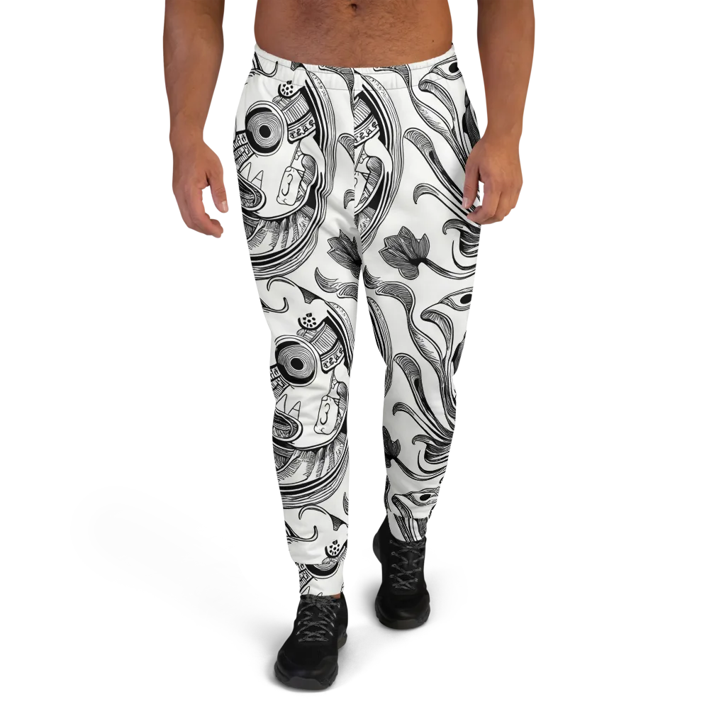 Rhythmic Riddle on Men's Joggers — Front