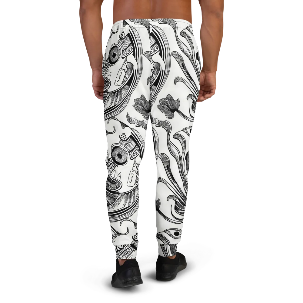 Rhythmic Riddle on Men's Joggers — Back