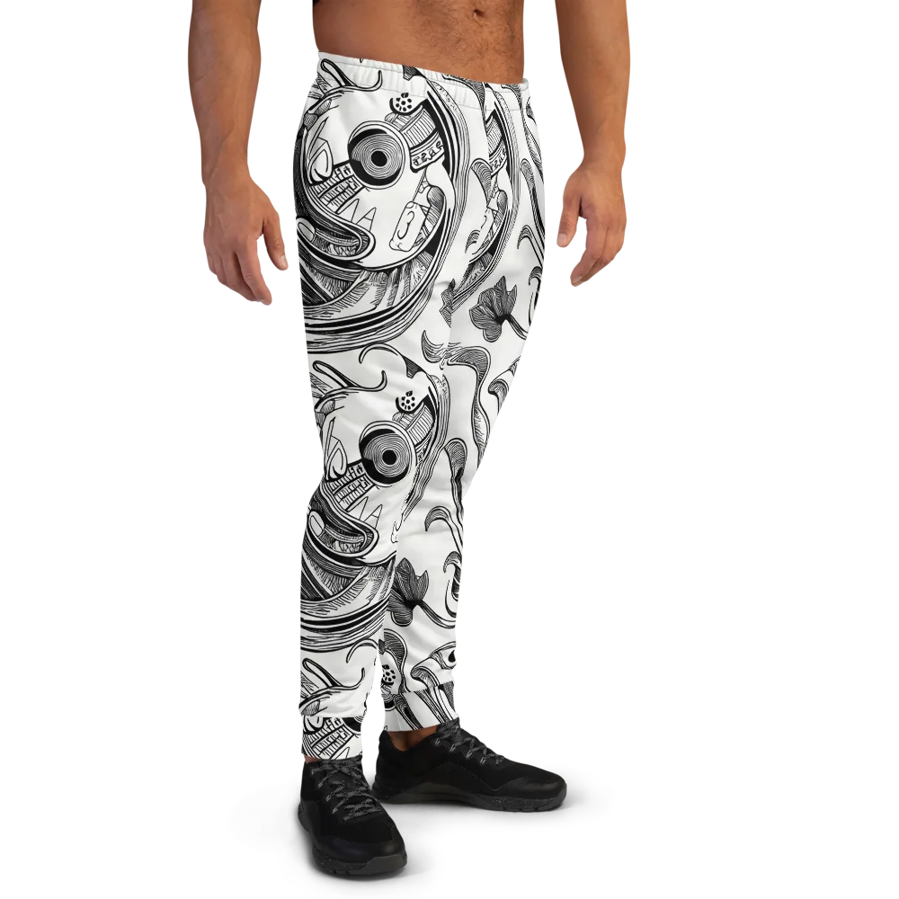 Rhythmic Riddle on Men's Joggers — Right