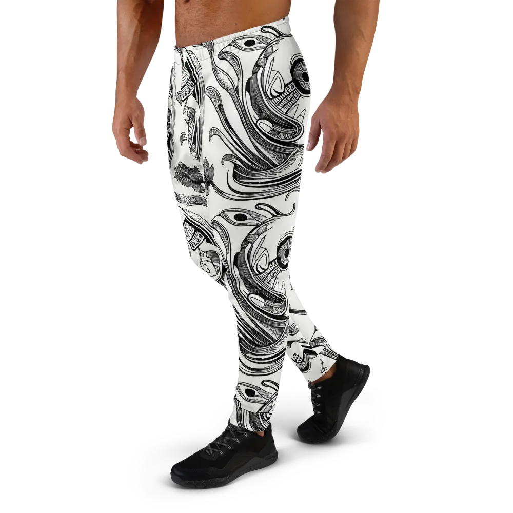 Rhythmic Riddle on Men's Joggers — Left