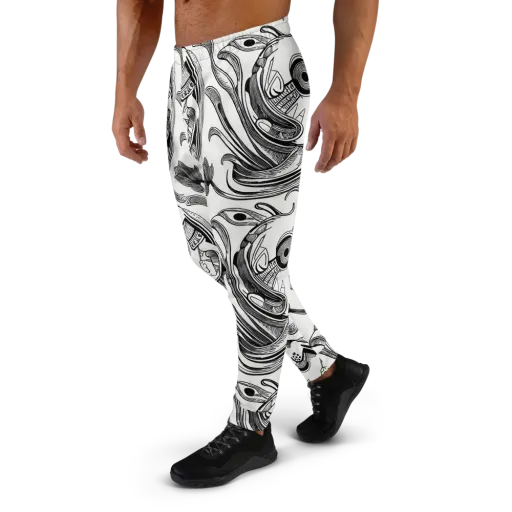 Rhythmic Riddle on a Men's Joggers