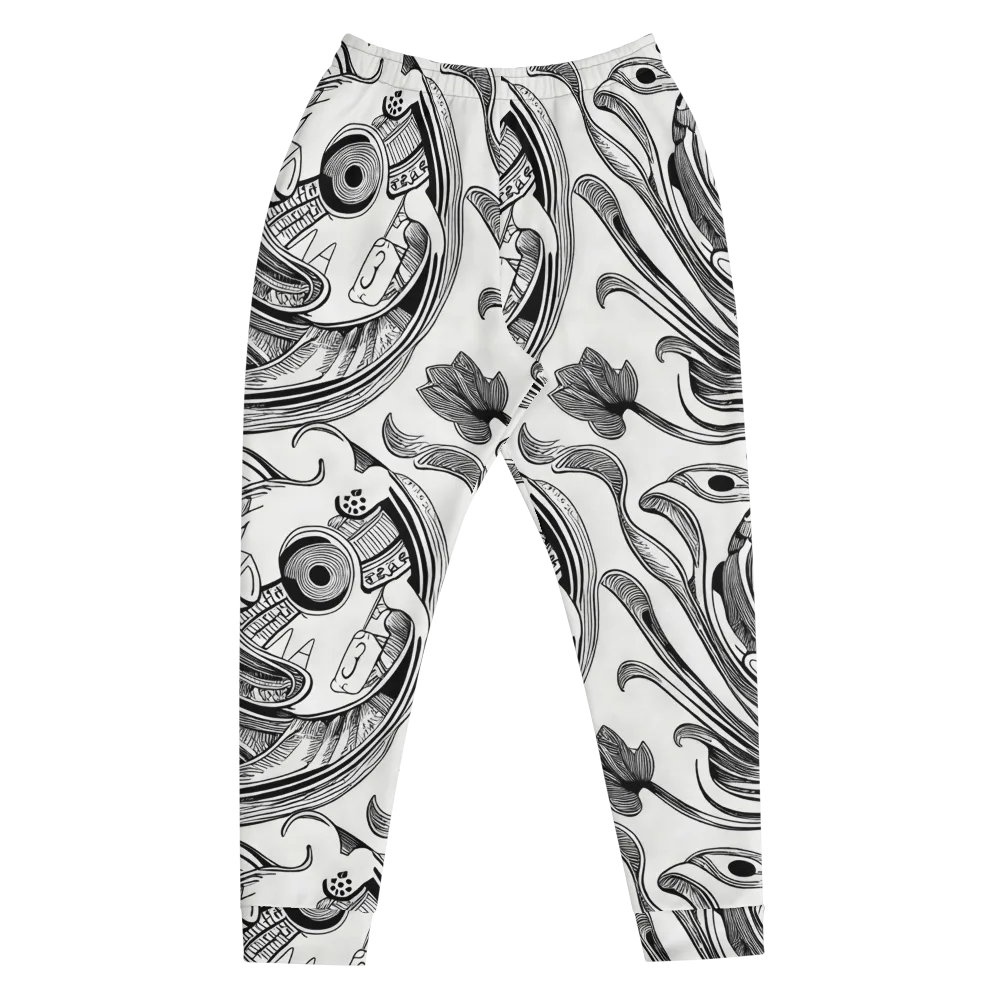 Rhythmic Riddle on Men's Joggers — Front