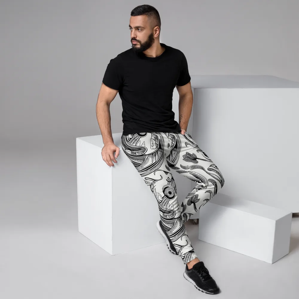 Rhythmic Riddle on Men's Joggers — Right