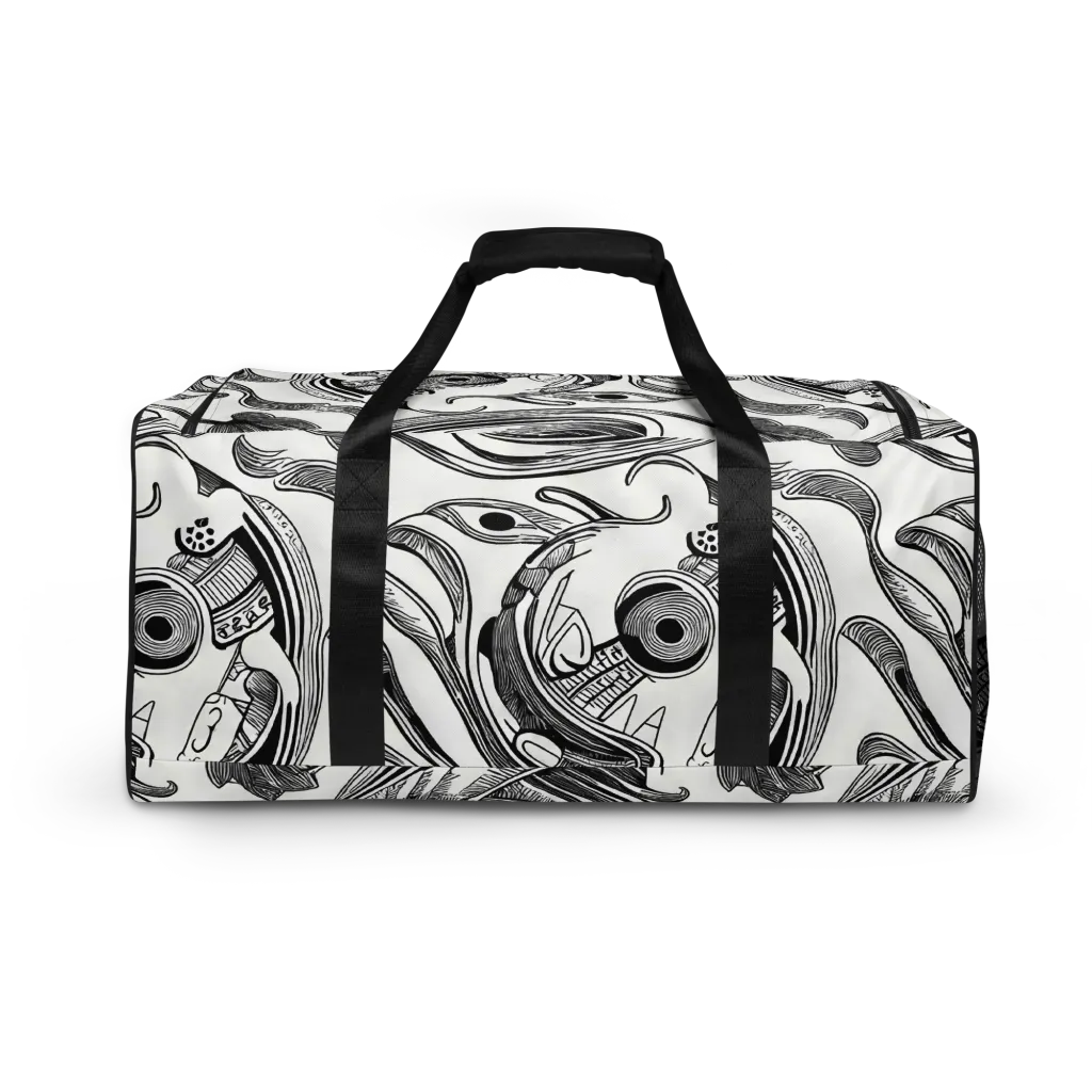 Rhythmic Riddle on Duffle Bag — Back