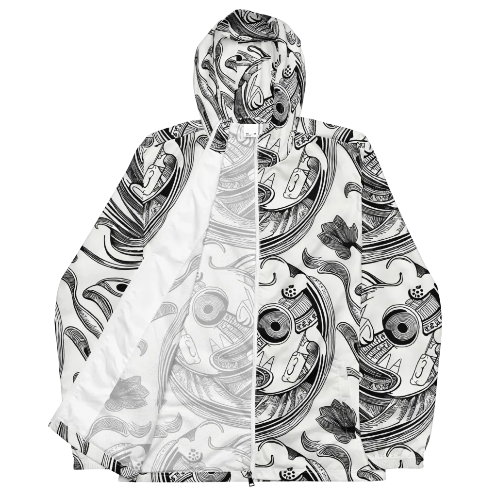Rhythmic Riddle on Men's Windbreaker — Front
