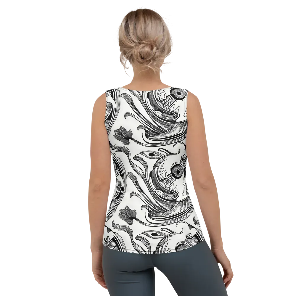 Rhythmic Riddle on Women's Tank Top — Back