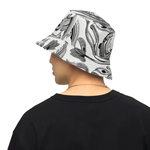 Rhythmic Riddle on a Reversible Bucket Hat
