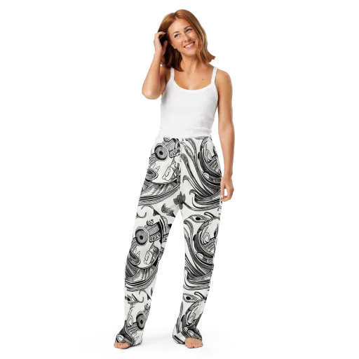 Rhythmic Riddle on a Women's Pajama Pants