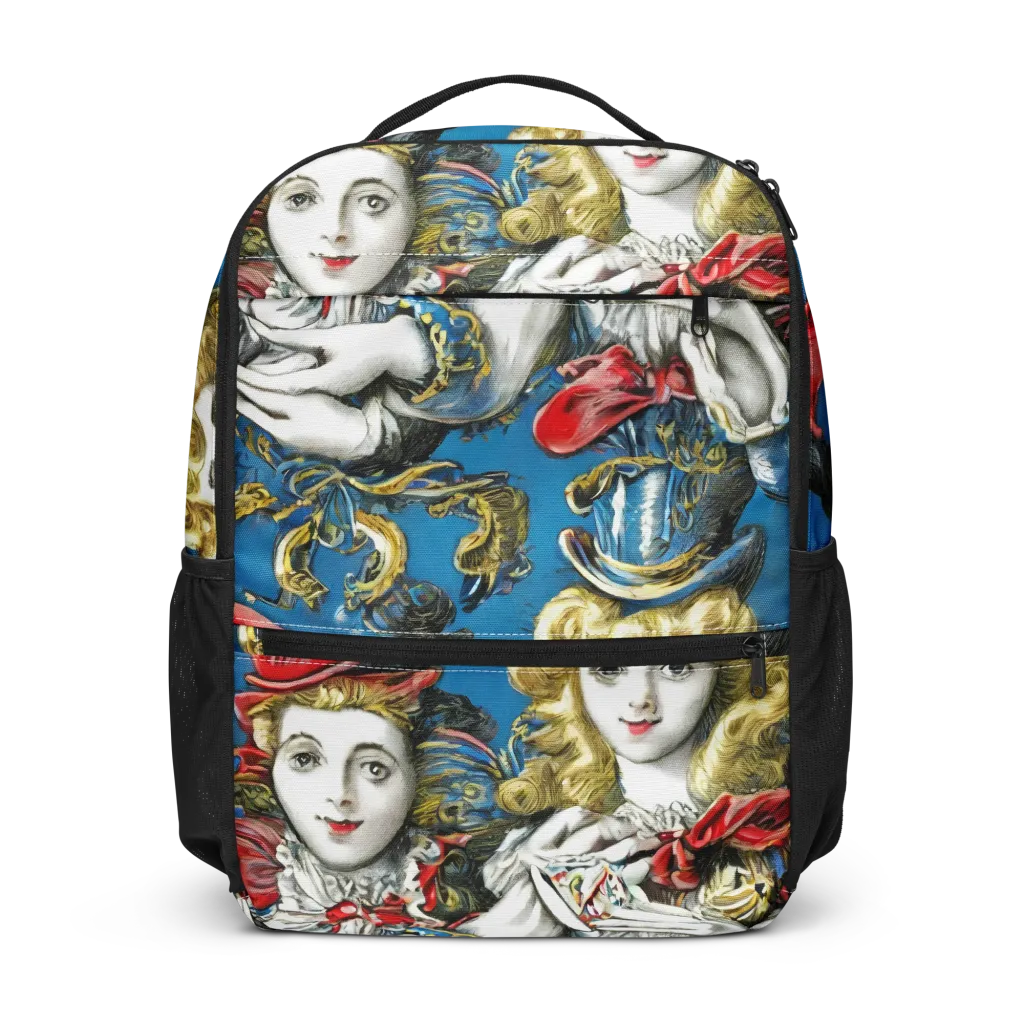 Masquerade Echoes on Utility Backpack — Front