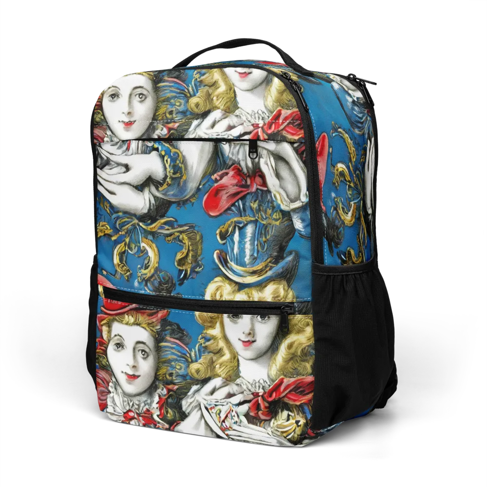 Masquerade Echoes on Utility Backpack — Left Front