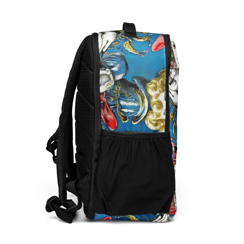 Masquerade Echoes on Utility Backpack — Right