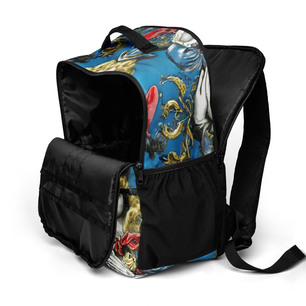 Masquerade Echoes on Utility Backpack — Product details 2