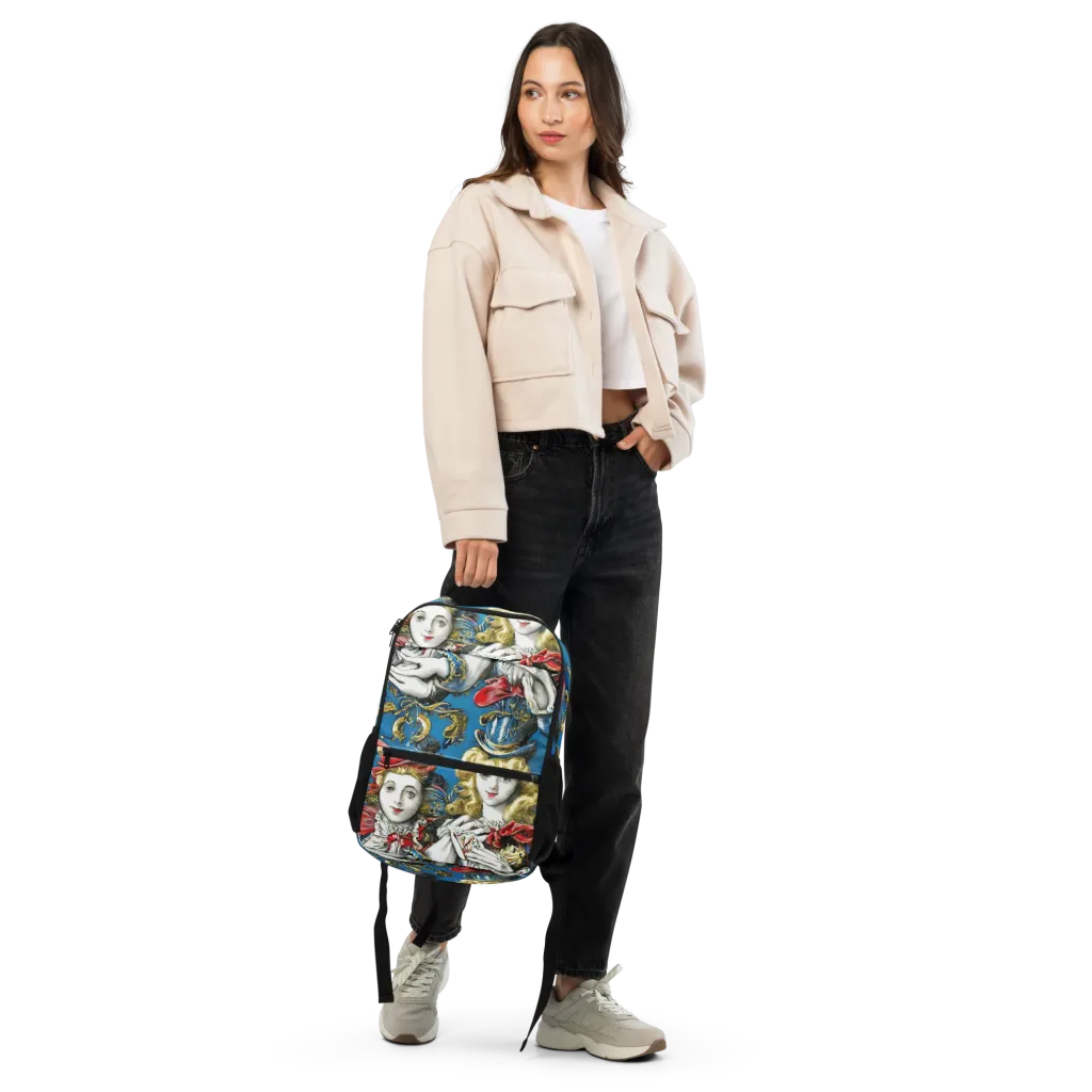Masquerade Echoes on Utility Backpack — Front