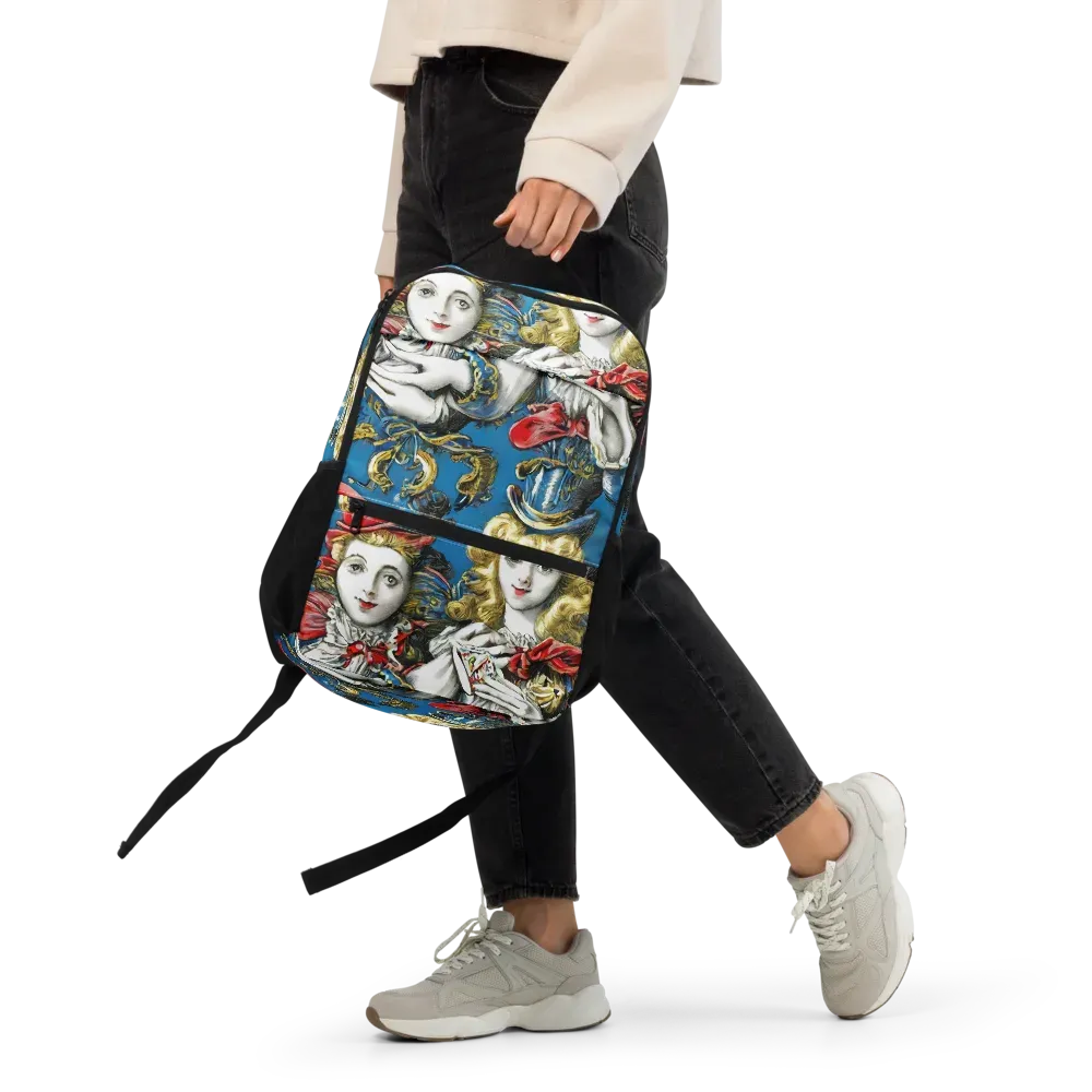 Masquerade Echoes on Utility Backpack — Front