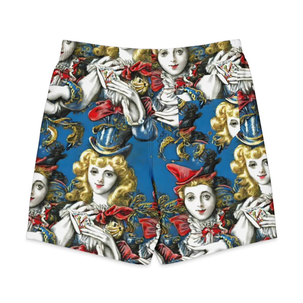 Masquerade Echoes on Men's Board Shorts — Back