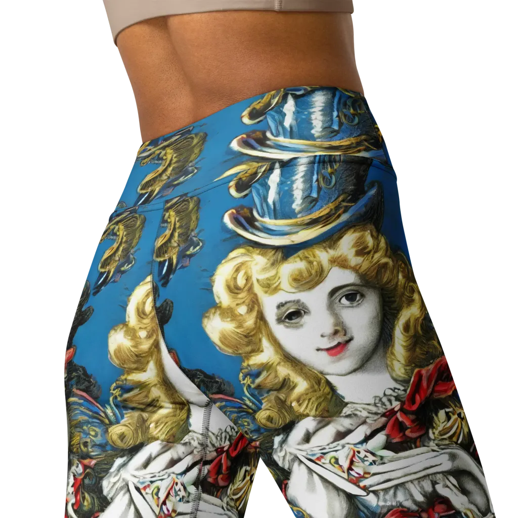 Masquerade Echoes on Yoga Leggings — Back