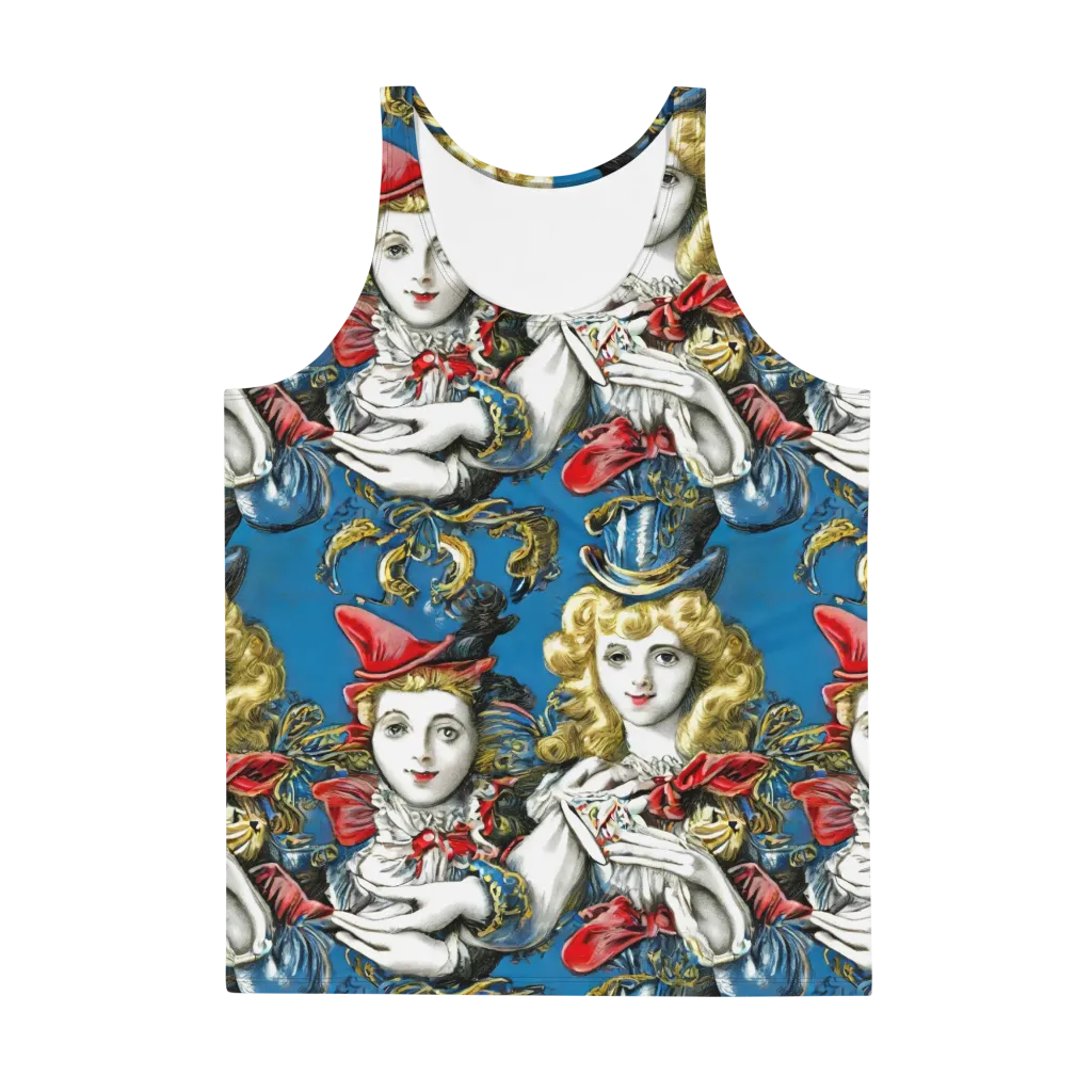 Masquerade Echoes on Men's Tank Top — Front