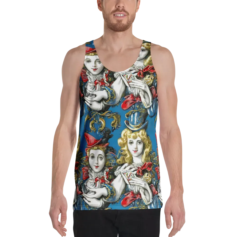 Masquerade Echoes on Men's Tank Top — Front