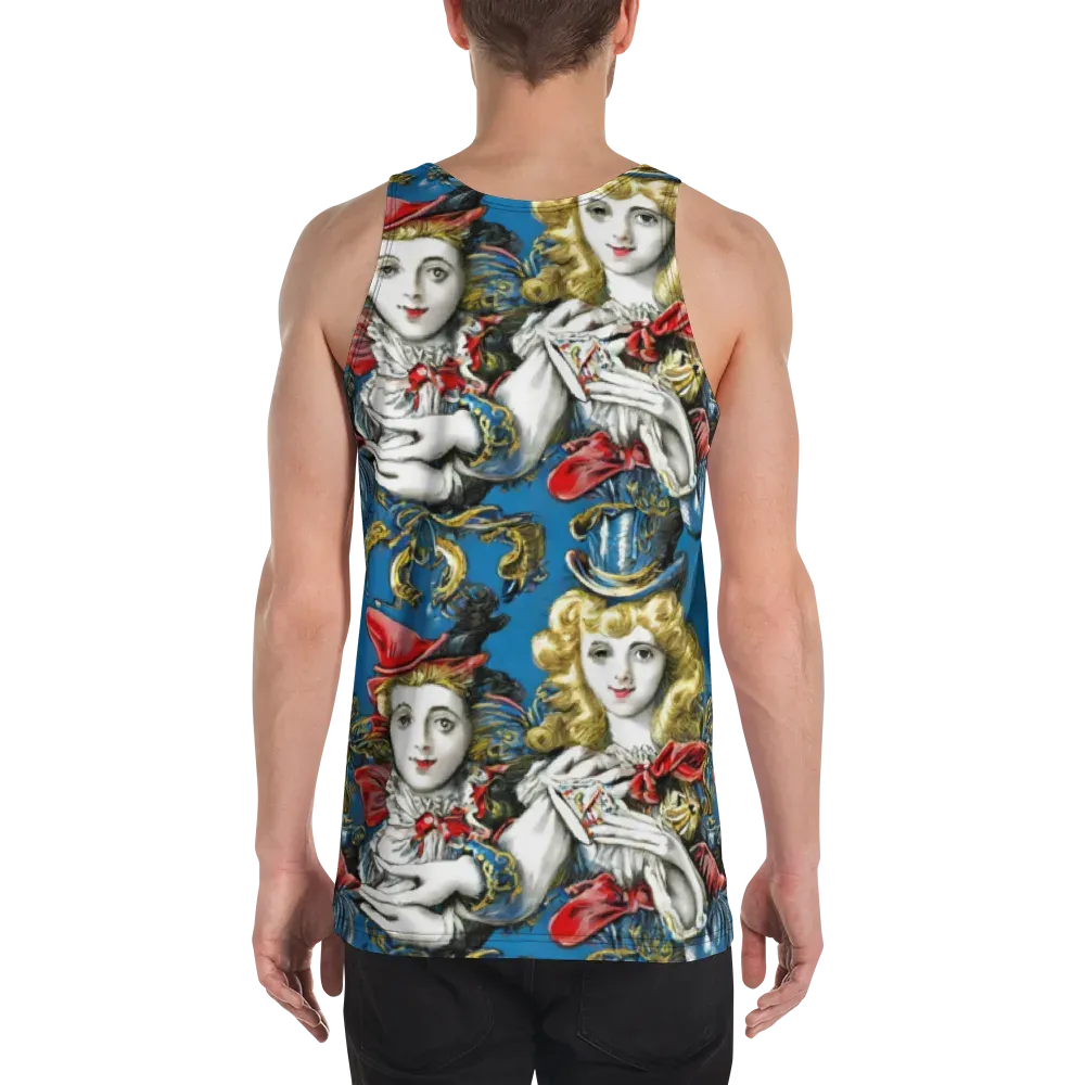 Masquerade Echoes on Men's Tank Top — Back