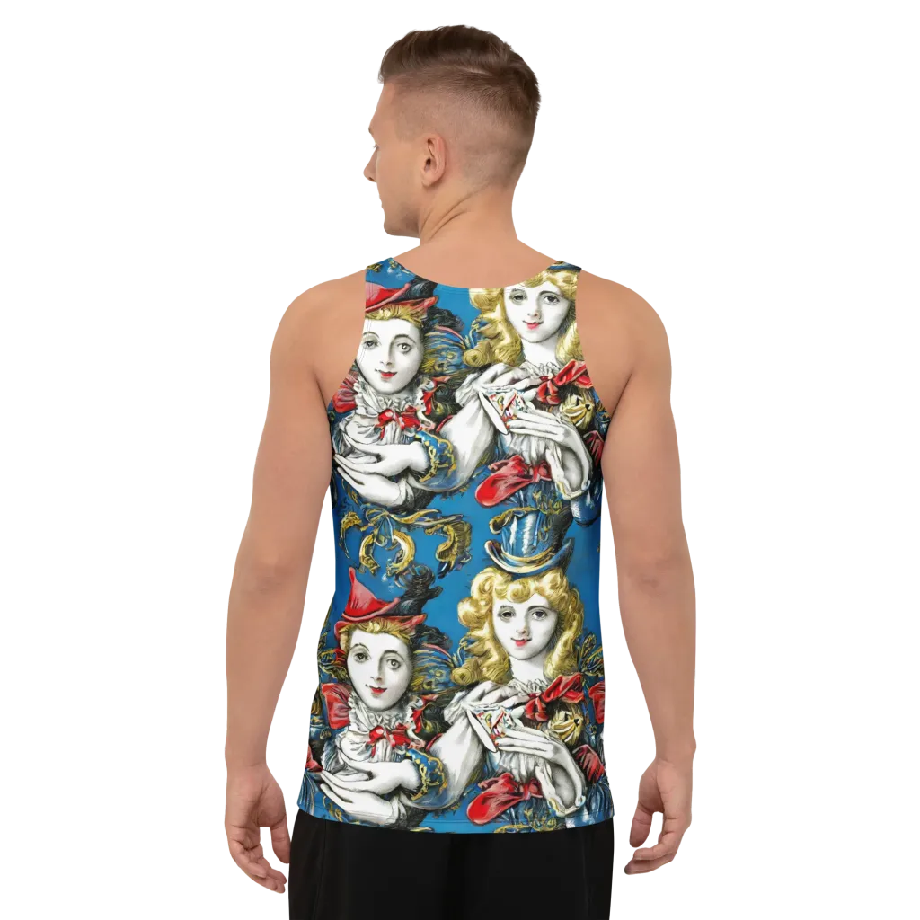 Masquerade Echoes on Men's Tank Top — Back