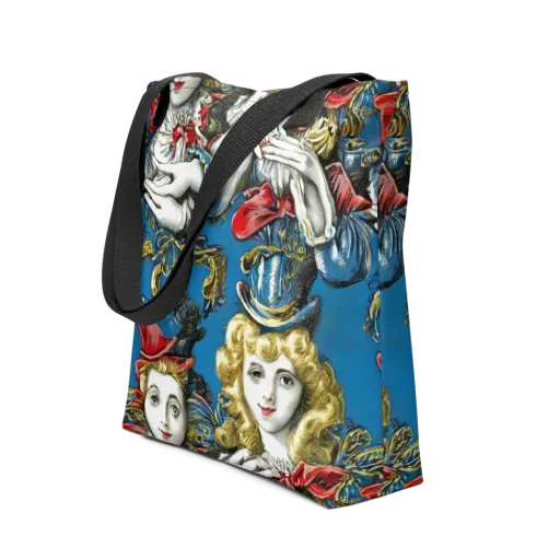 Masquerade Echoes on a Tote Bag
