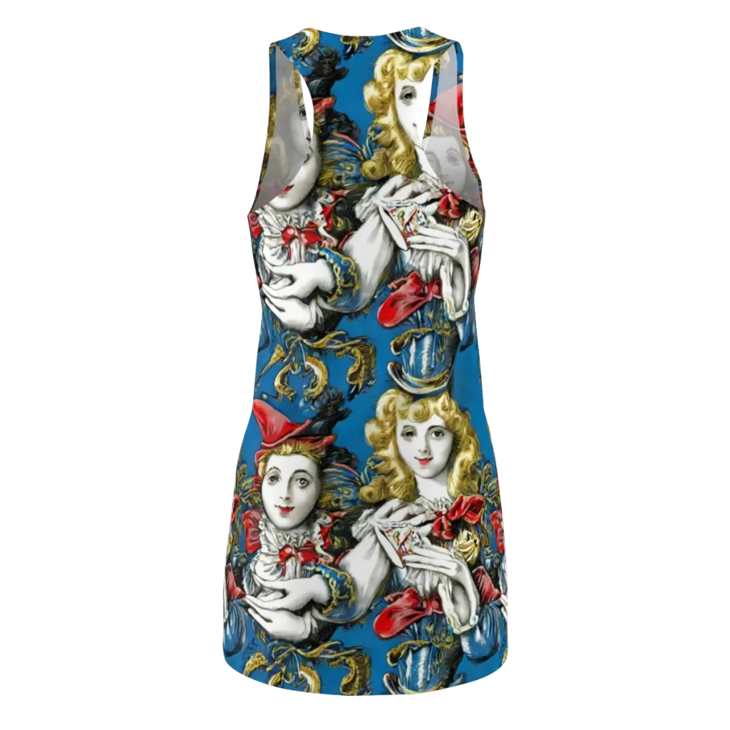 Masquerade Echoes on Racerback Dress — Back