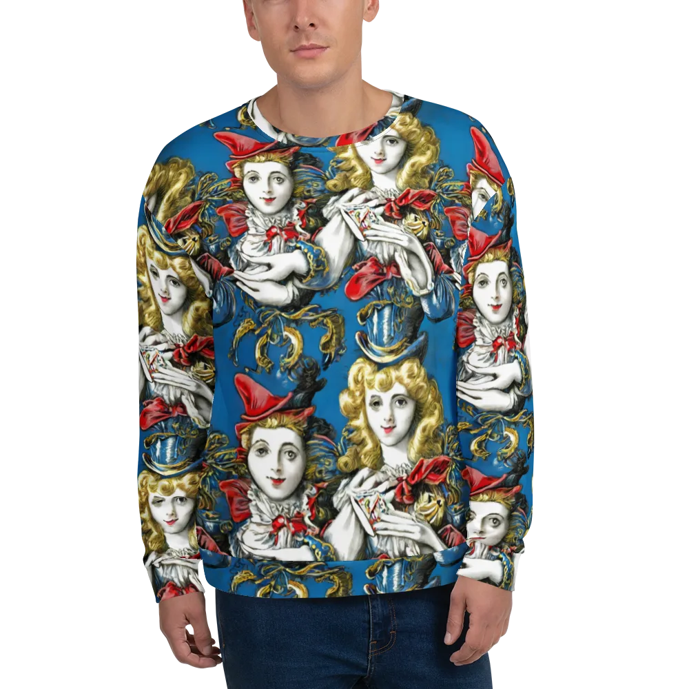 Masquerade Echoes on Sweatshirt — Front