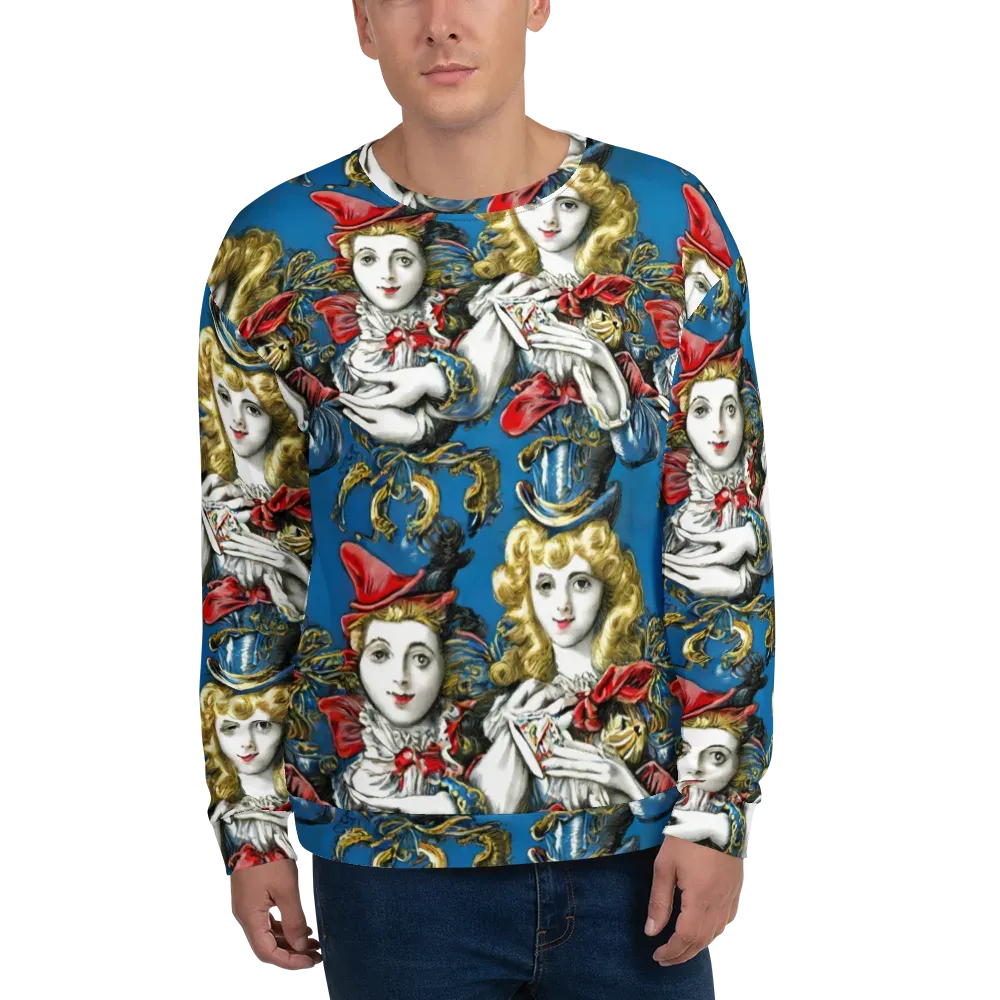 Masquerade Echoes on Sweatshirt — Front