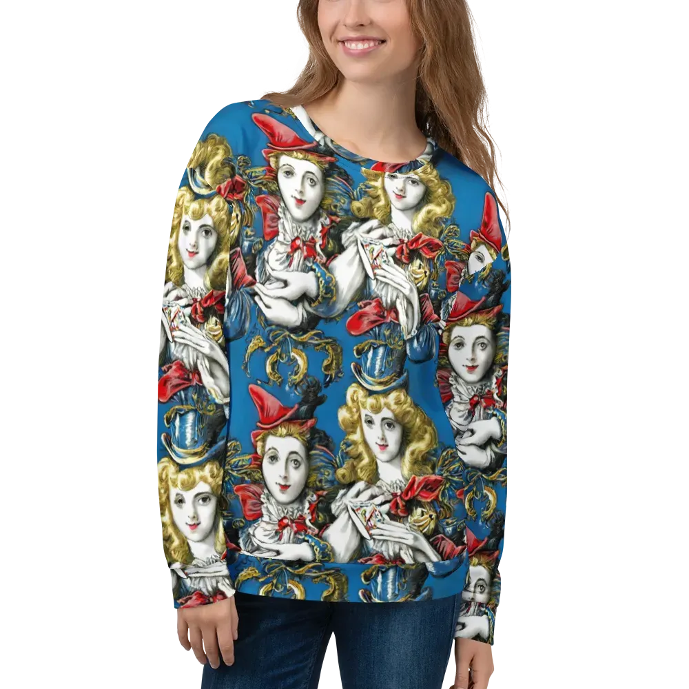 Masquerade Echoes on Sweatshirt — Front
