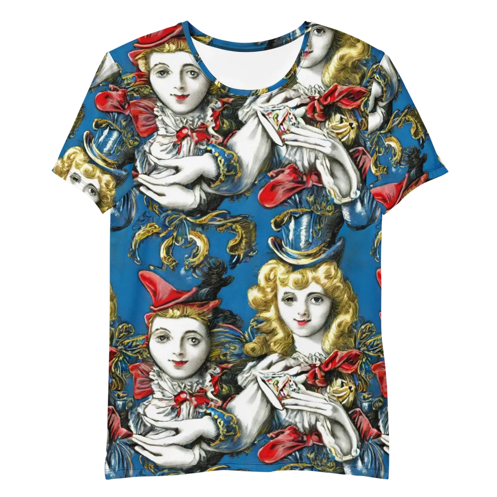Masquerade Echoes on Men's Athletic T-Shirt — Front