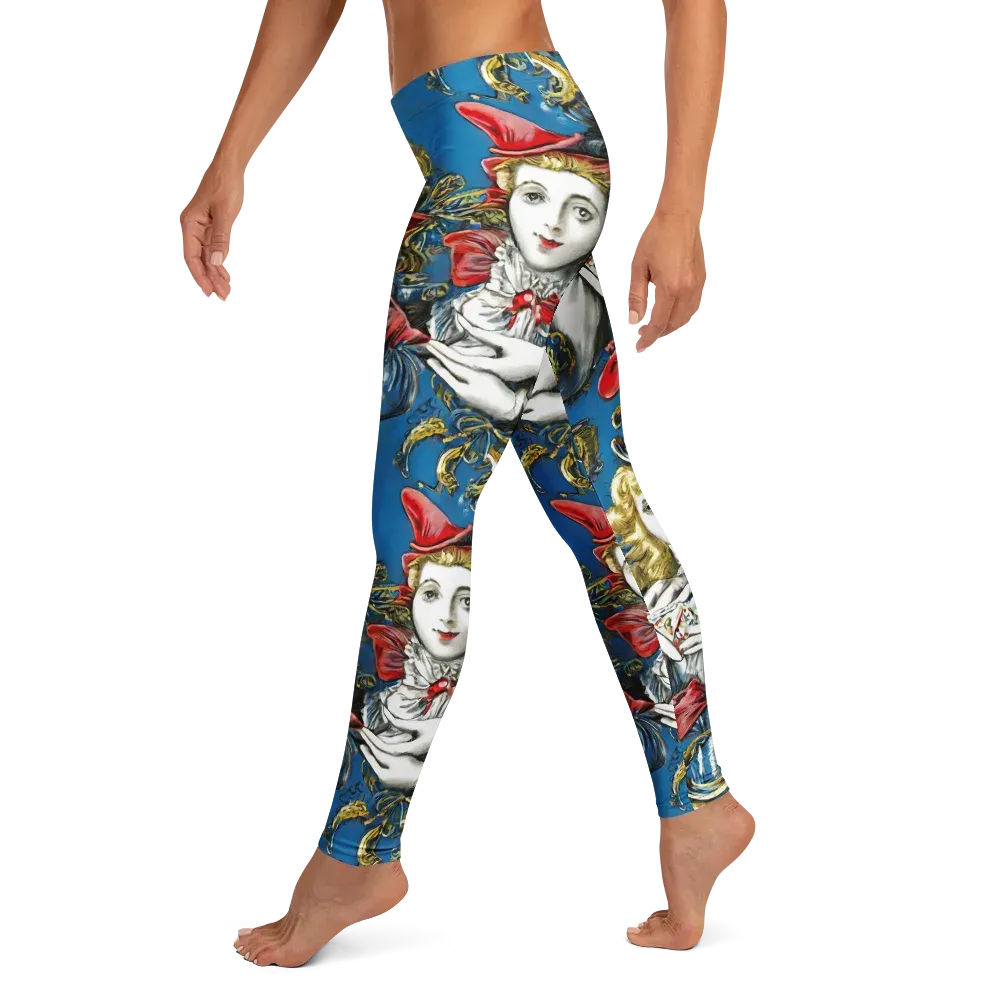 Masquerade Echoes on Leggings — Left