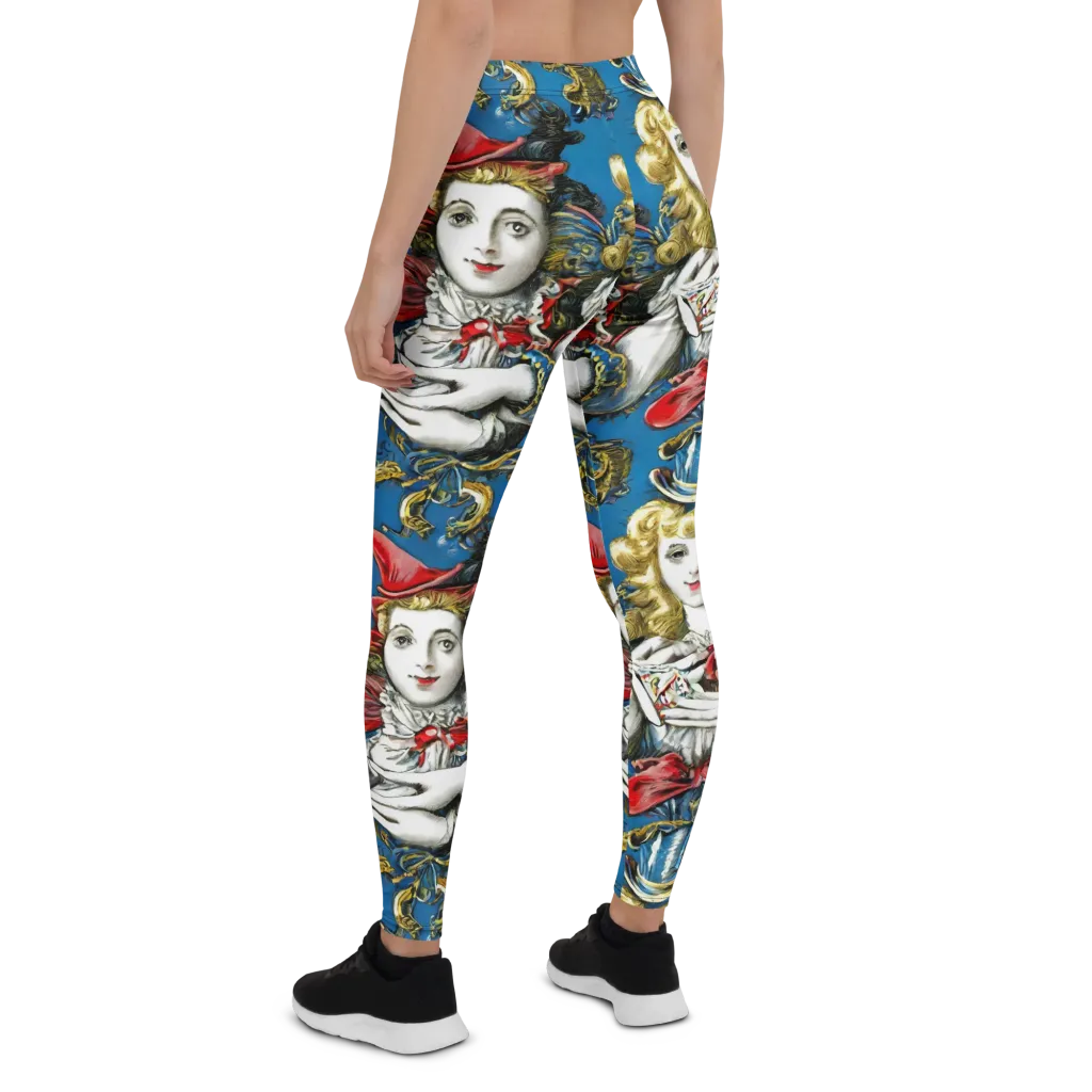 Masquerade Echoes on Leggings — Back
